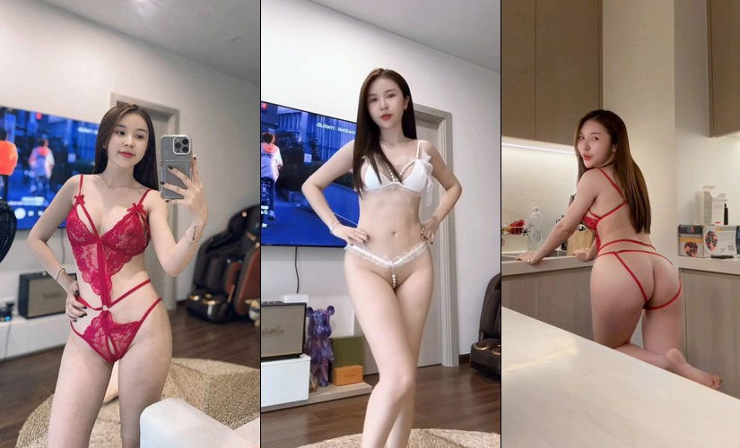 Dan Phuong 란제리 매장 유출 영상 - 2