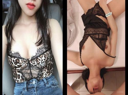 Ada seorang kekasih gadis seksi yang ketika diajak ke motel, malah membawakan dildo untuk memuaskan kedua lubangnya