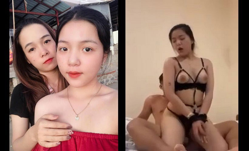 The gentle and gentle sister revealed a clip of sexualization in bed with her boyfriend