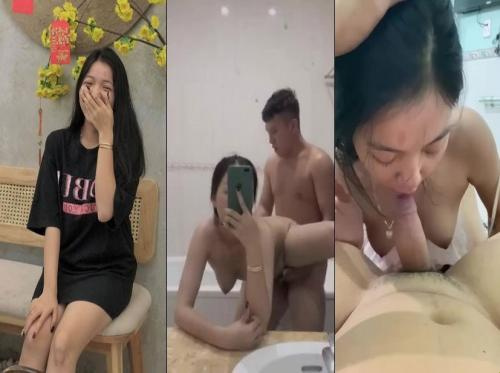 La hermana gentil y gentil reveló un clip de sexualización en la cama con su novio - Parte 2