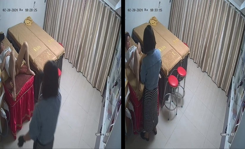 黑客入侵相機，姐姐從丈夫那裡得到錢去水療中心去除蝴蝶毛 - Viet69