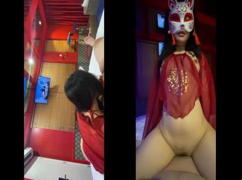 Dengarkan musik santai lalu bermainlah dengan kucing berbaju terusan merah yang mengerang tanpa henti - Viet69
