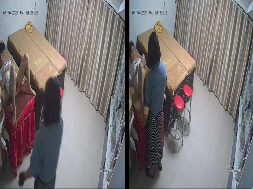 黑客入侵相機，姐姐從丈夫那裡得到錢去水療中心去除蝴蝶毛 - Viet69
