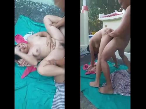 두 명의 노동자가 스릴을 위해 놀고 소녀들을 묘지로 불러 섹스를 한다 - Viet69